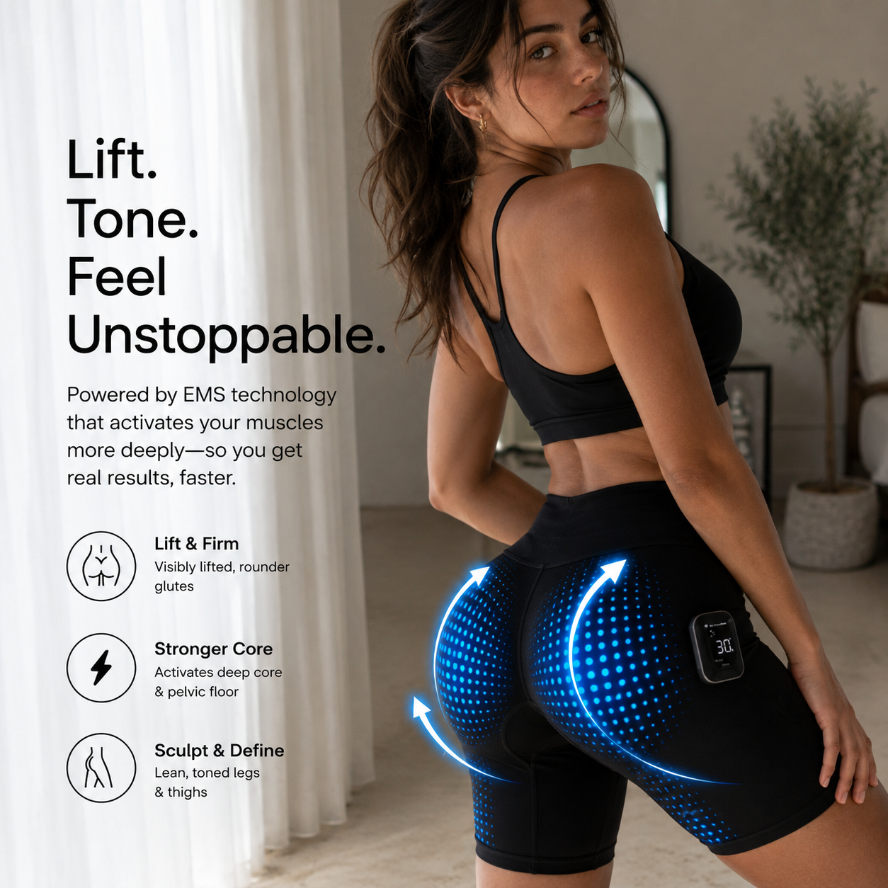 Avero Sculpt™ | Smart EMS Sculpting Shorts