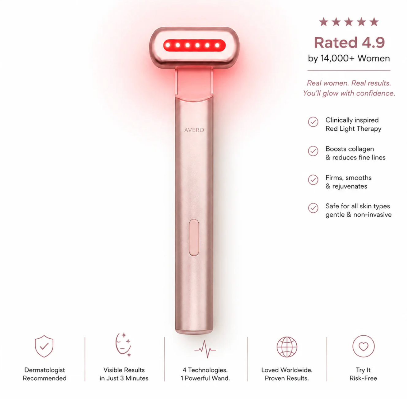 Avero Lumi™ Red Light Wand